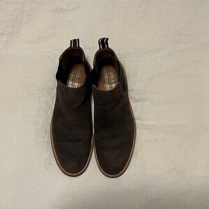 J. Crew, Oar Stripe Chelsea Boots in Italian Suede